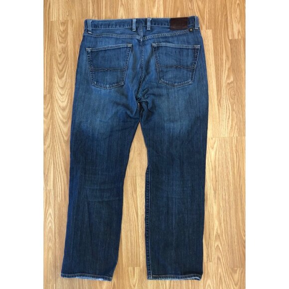 Lucky Brand Jeans Mens 221 Original Straight 36 x 30" Blue Denim Clover Lining - Picture 7 of 9